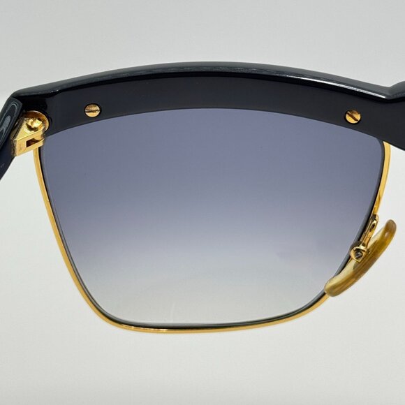 Laura Biagiotti Sunglasses Vintage Retro Black Gold